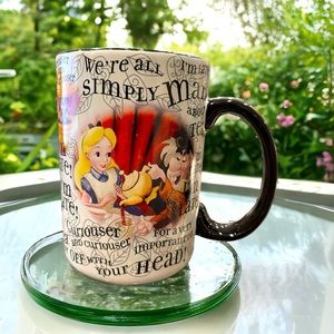 Disney Parks Alice in Wonderland "I'm Late" Ceramic Coffee Tea Mug Cup